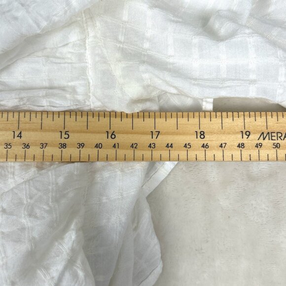 Zara Lace Cotton Blouse: Women's Romantic Peasant Top with Balloon Sleeves - Picture 8 of 12